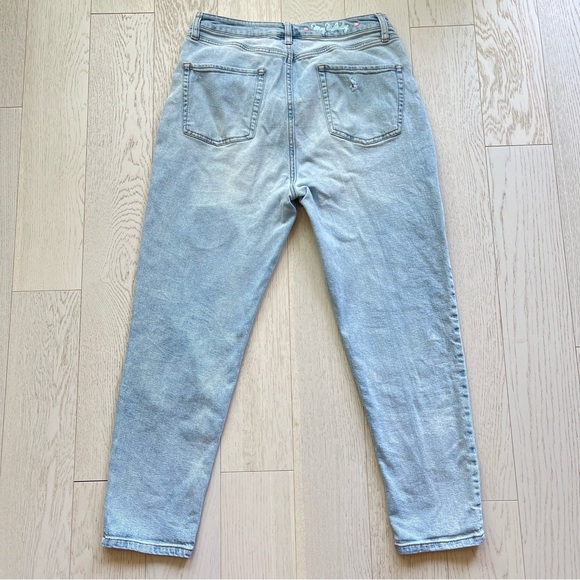 Sanrio My Melody Strawberry Lightwash Denim Straight Leg Jeans Kidcore Kawaii - Picture 7 of 16